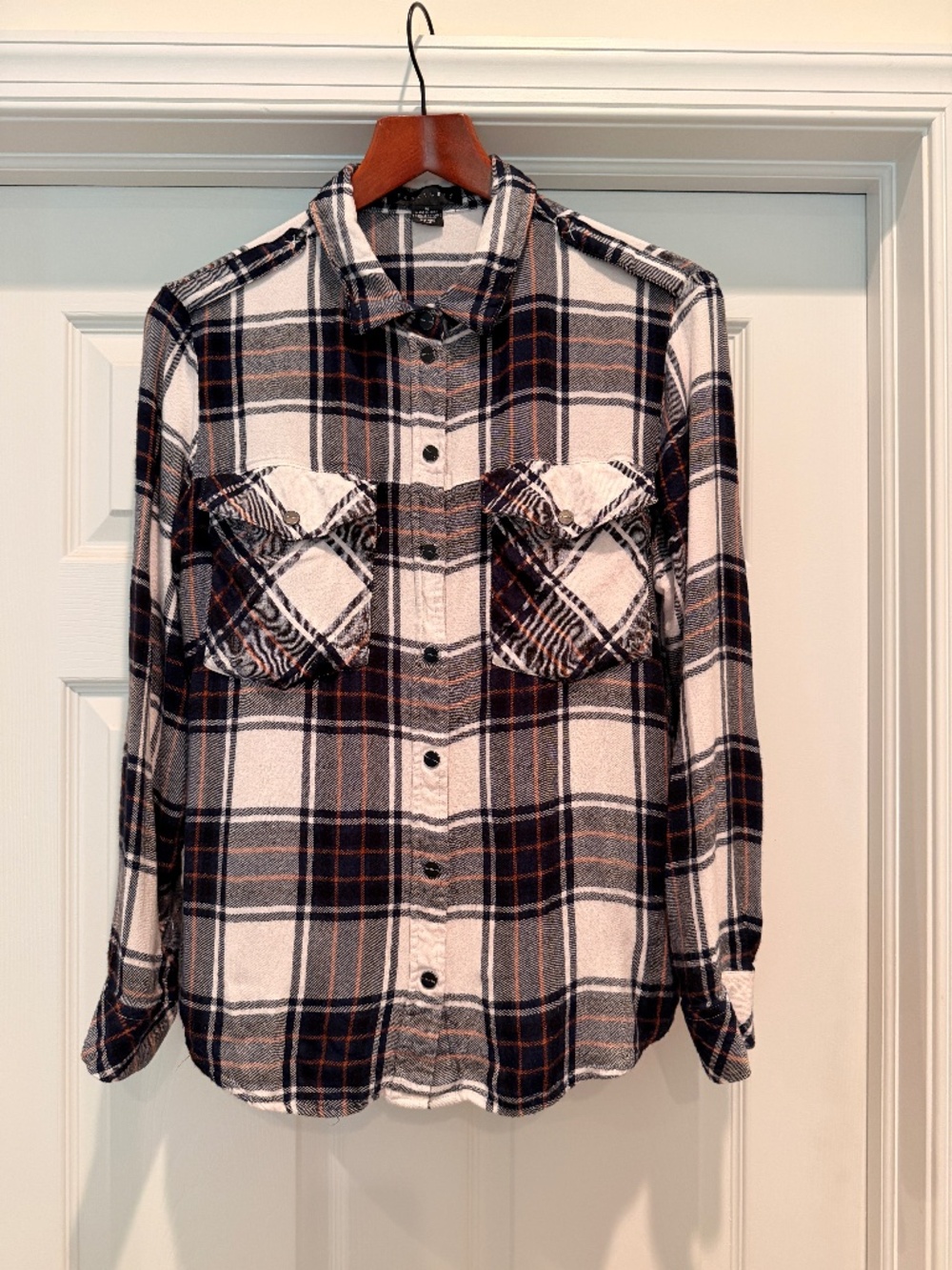 Sanctuary New Generation Boyfriend Shirt - Plaid - M